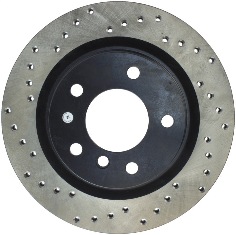 StopTech 06 BMW 325 Series / 07-09 BMW 328 Series Drilled Right Rear Rotor Stoptech