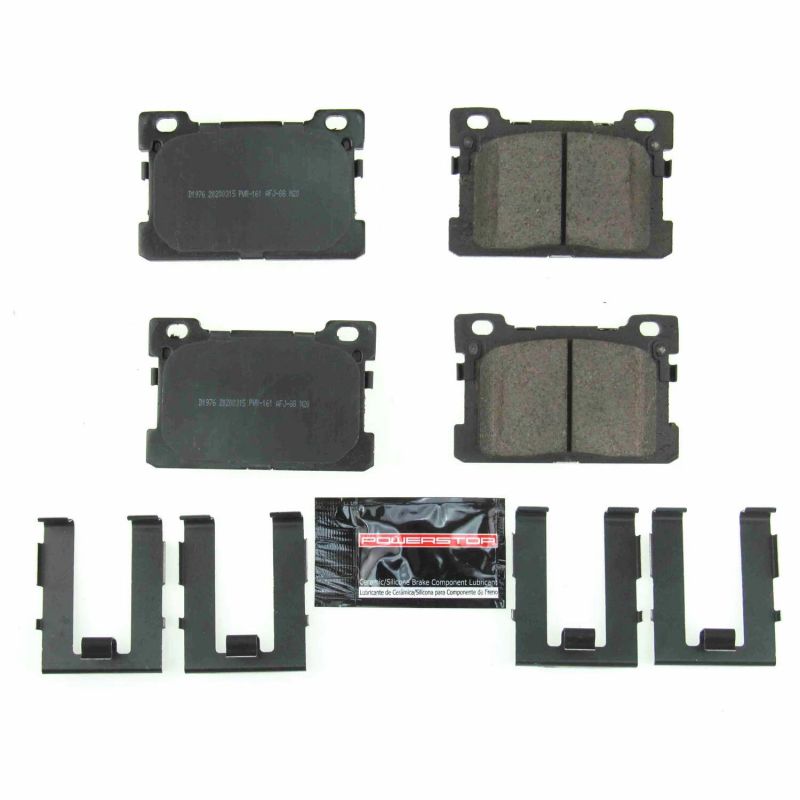 Power Stop 17-19 Genesis G90 Rear Z23 Evolution Sport Brake Pads w/Hardware PowerStop