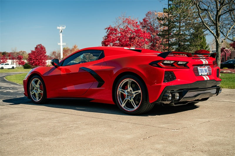 Corsa 3.0 in Cat-Back 4.5 in Carbon Fiber Tips | 2020-23 Corvette C8 (w/ Factory NPP) CORSA Performance