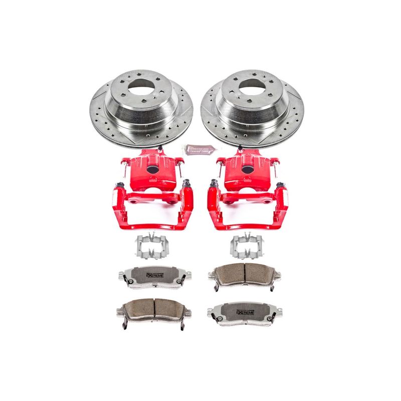 Power Stop 04-07 Buick Rainier Rear Z26 Street Warrior Brake Kit w/Calipers PowerStop