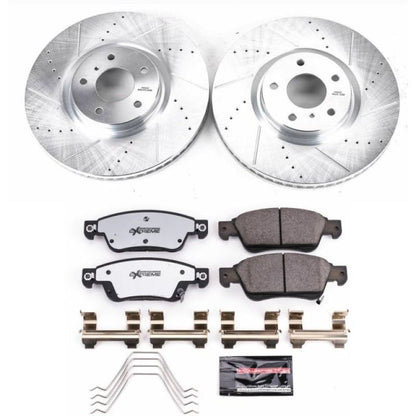 Power Stop 07-08 Infiniti G35 Front Z26 Street Warrior Brake Kit PowerStop
