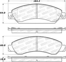 Load image into Gallery viewer, StopTech Premium Ceramic Brake Pads - 308.10920