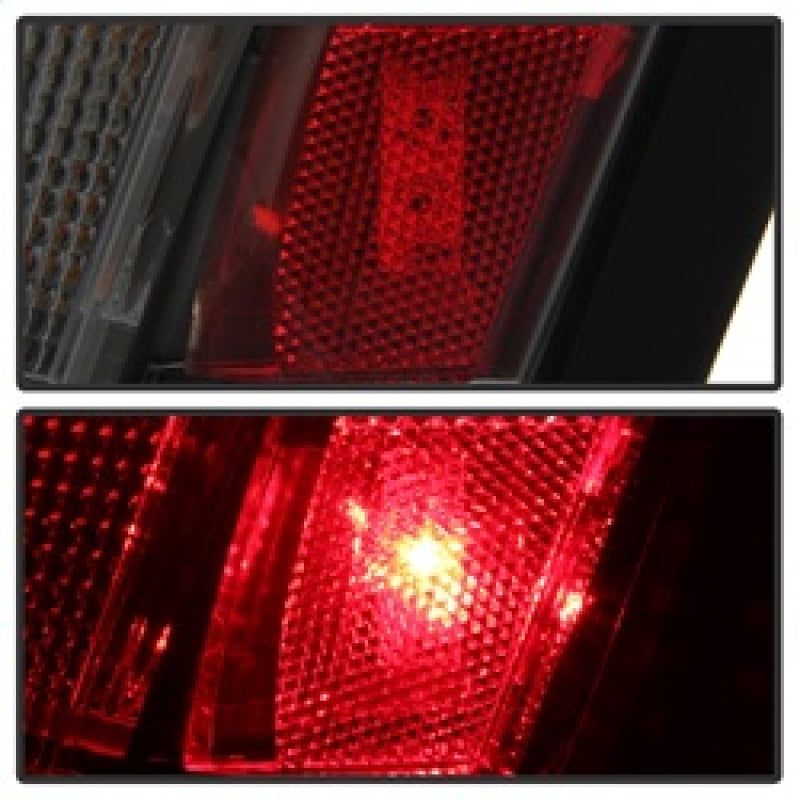 Spyder Chrysler 300C 05-07 V2 Light Bar LED Tail Lights - Smoke ALT-YD-C305V2-LED-SM SPYDER