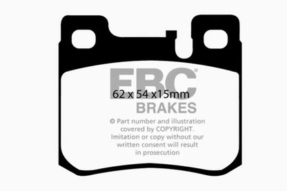 EBC YellowStuff Rear Brake Pads - DP41026R EBC