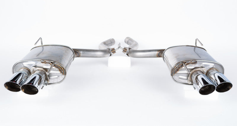 Roush 2015-2017 Ford Mustang 5.0L V8 Quad Tip Active-Ready Exhaust Kit (Requires 421926) Roush