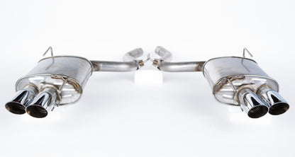 Roush 2015-2017 Ford Mustang 5.0L V8 Quad Tip Active-Ready Exhaust Kit (Requires 421926) Roush