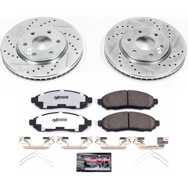 Power Stop 05-18 Nissan Frontier Front Z36 Truck & Tow Brake Kit PowerStop