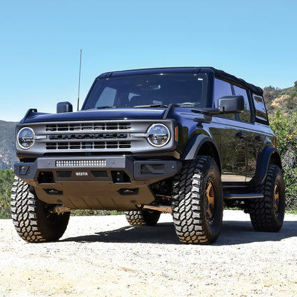 Westin 21-22 Ford Bronco Pro-Mod Front Bumper - Textured Black Westin