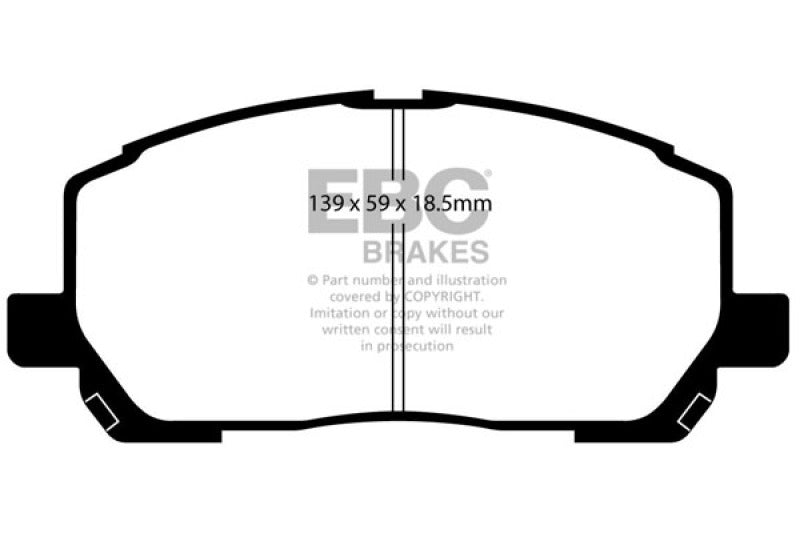 EBC Ultimax2 Front Brake Pads - UD884 EBC
