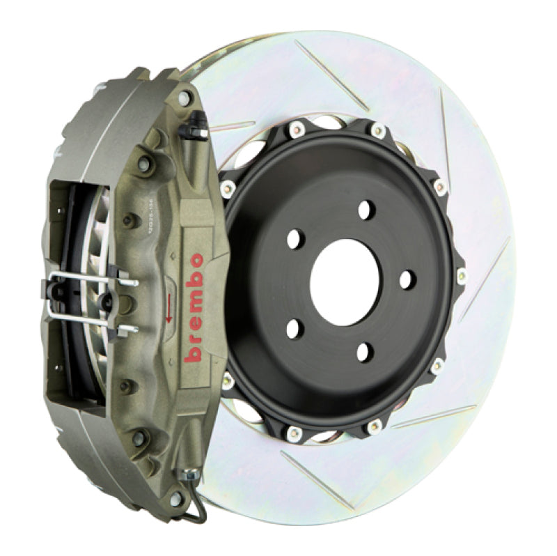 Brembo 15-23 Mustang PISTA Rear Race BBK 4 Piston Billet 2pc355x28 x54a 2pc Rotor T1-Clear HA Brembo