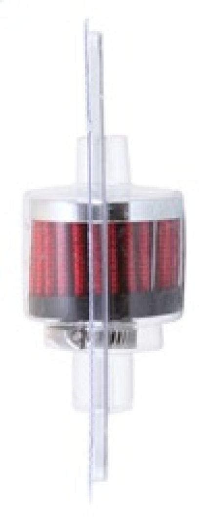 K&N Clamp On Rubber Base Crankcase Vent Filter 0.375in Flange ID x 2in OD x 1.5in Height K&N Engineering