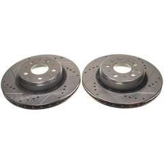 Power Stop 17-21 Tesla 3 Rear Drilled & Slotted Rotor (Pair)