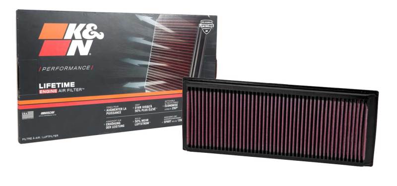 K&N 05-10 VW Jetta/Passat / 07-10 Tiguan / 09-10 GTi / 06-09 EOS Drop In Air Filter K&N Engineering