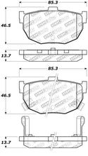 Load image into Gallery viewer, StopTech Premium Ceramic Rear Brake Pads - 308.03230