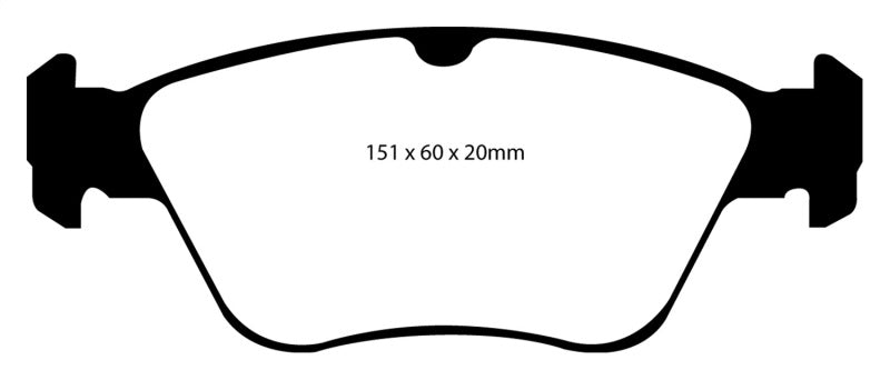 EBC RedStuff Front Brake Pads - DP31055C EBC