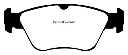 EBC RedStuff Front Brake Pads - DP31055C EBC
