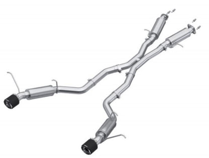 MBRP 2012+ Jeep Grand Cherokee SRT 6.4L 3in Dual Rear Exit T304SS Catback Exhaust - CF Tips MBRP