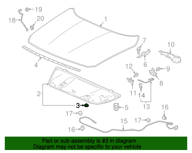 Genuine OEM Honda Clip Insulator (91501-SWA-003) X1