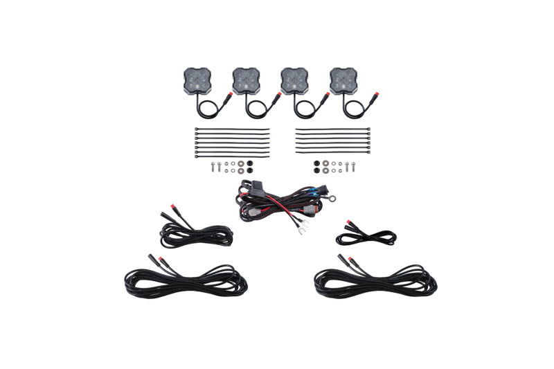 RGBW Rock Light Installer Kit (4-pack) Diode Dynamics