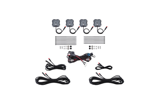 RGBW Rock Light Installer Kit (4-pack) Diode Dynamics