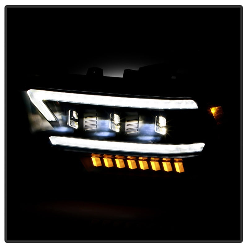 Spyder 19-22 Dodge Ram 2500/3500 (Halogen Model Only) Proj. Headlights (PRO-YD-DR19HDHALAP-SEQ-BK) SPYDER