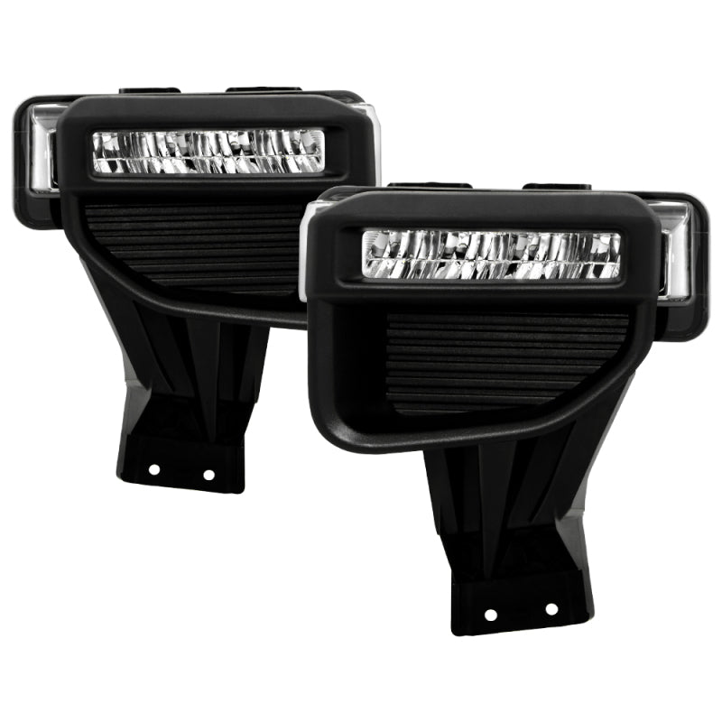Spyder 20-22 Ford F250/F350 Super Duty OEM Full LED Fog Lights W/ Switch - Clear SPYDER