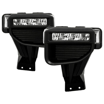 Spyder 20-22 Ford F250/F350 Super Duty OEM Full LED Fog Lights W/ Switch - Clear SPYDER