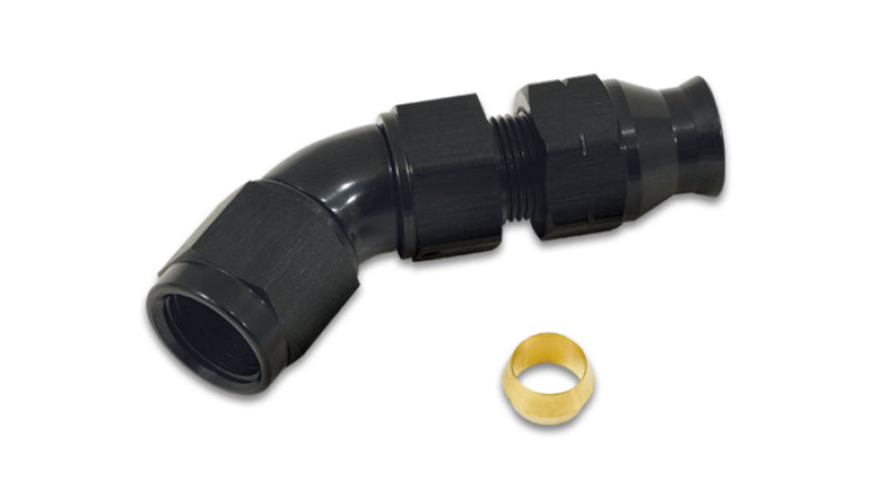 Vibrant 45 Degree 5/16in Tube to Female 6AN Adapter Vibrant