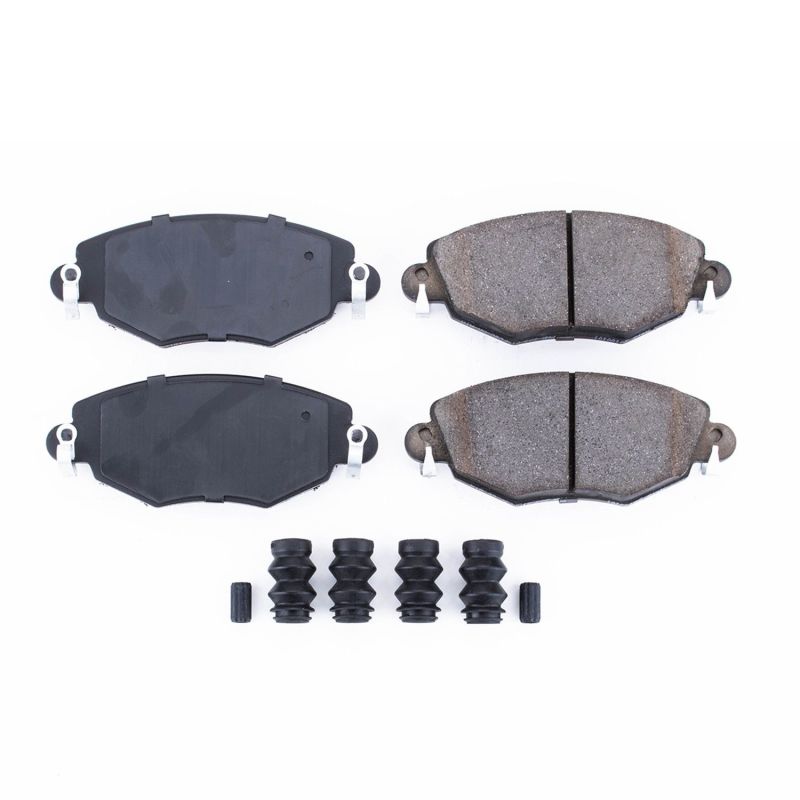 Power Stop 02-08 Jaguar X-Type Front Z17 Evolution Ceramic Brake Pads w/Hardware PowerStop