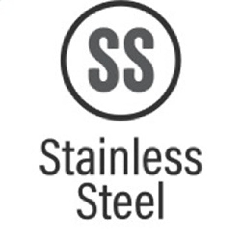 MagnaFlow Tip Stainless Double Wall Round Single Outlet Polished 5in DIA 4in Inlet 13in Length Magnaflow