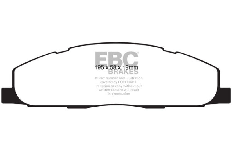 EBC Ultimax2 Rear Brake Pads - UD1400