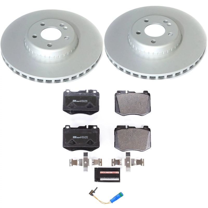 Power Stop 2017 Mercedes-Benz E300 Front Euro-Stop Brake Kit PowerStop