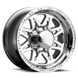 Raceline 888 Renegade 16x8in / 8x170 BP / 0mm Offset / 130.81mm Bore - Polished Wheel