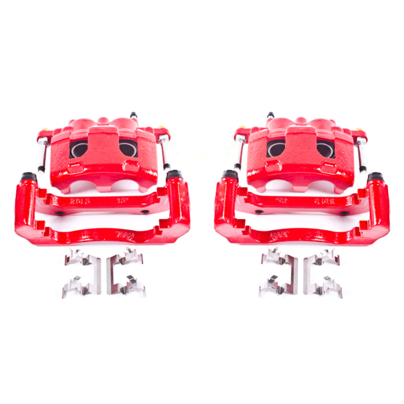 Power Stop 06-11 Buick Lucerne Front Red Calipers w/Brackets - Pair PowerStop