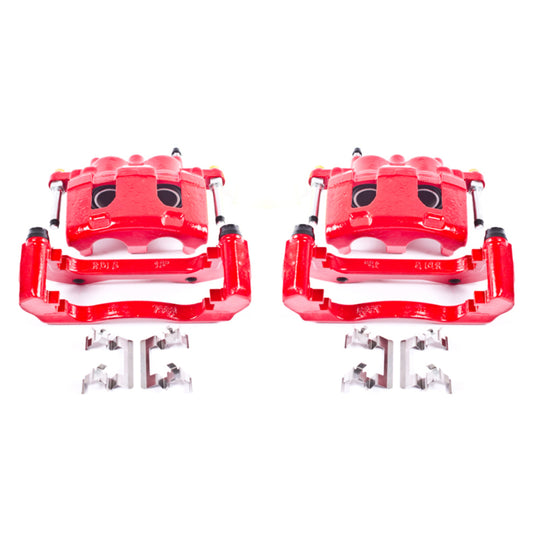 Power Stop 06-11 Buick Lucerne Front Red Calipers w/Brackets - Pair PowerStop