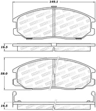 Load image into Gallery viewer, StopTech Premium Ceramic Brake Pads - 308.08640