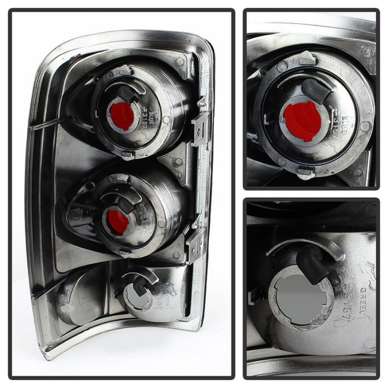 Spyder Chevy Suburban/Tahoe 1500/2500 00-06 Euro Style Tail Lights Black Smoke ALT-YD-CD00-BSM SPYDER