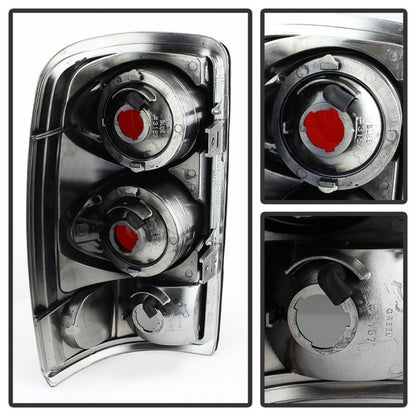 Spyder Chevy Suburban/Tahoe 1500/2500 00-06 Euro Style Tail Lights Black Smoke ALT-YD-CD00-BSM SPYDER
