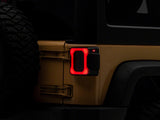 Raxiom 07-18 Jeep Wrangler JK Axial Series Carver LED Tail Lights- Blk Housing (Smoked Lens)