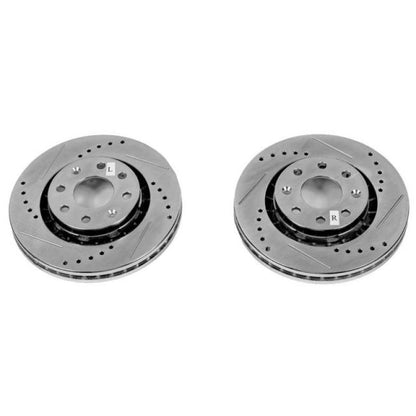 Power Stop 04-11 Chevrolet Aveo Front Evolution Drilled & Slotted Rotors - Pair PowerStop