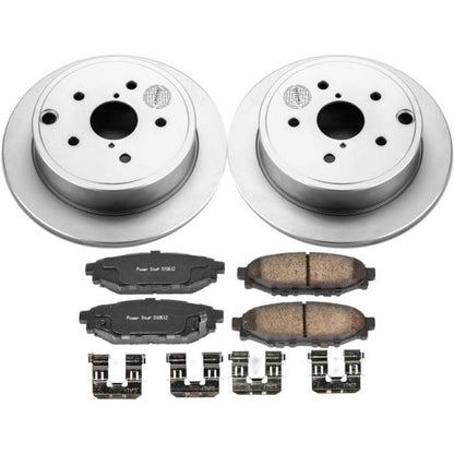 Power Stop 15-19 Subaru WRX Rear Z17 Evolution Geomet Coated Brake Kit PowerStop