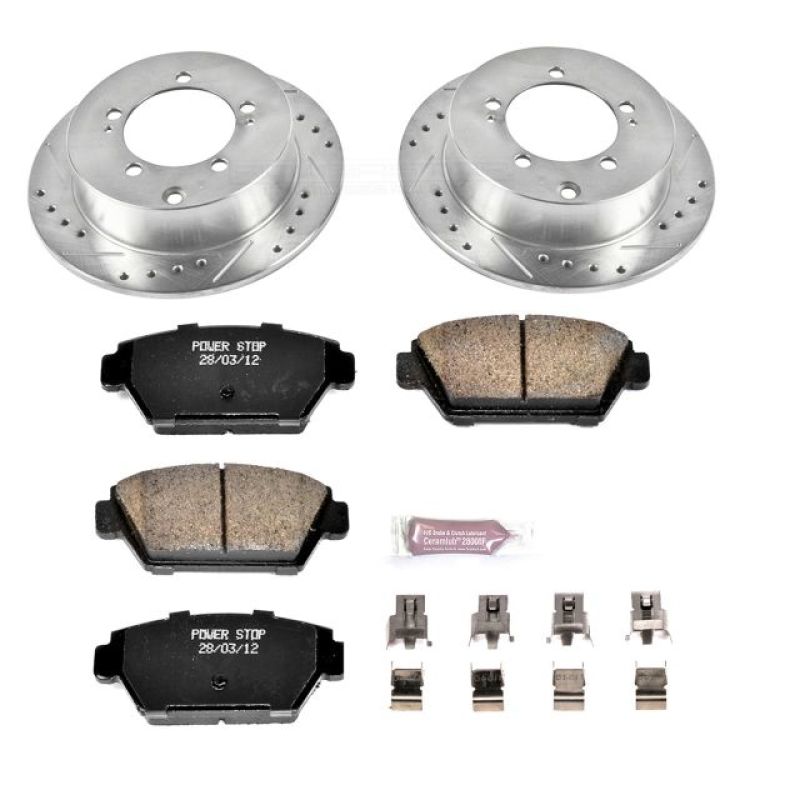 Power Stop 90-94 Eagle Talon Rear Z23 Evolution Sport Brake Kit PowerStop