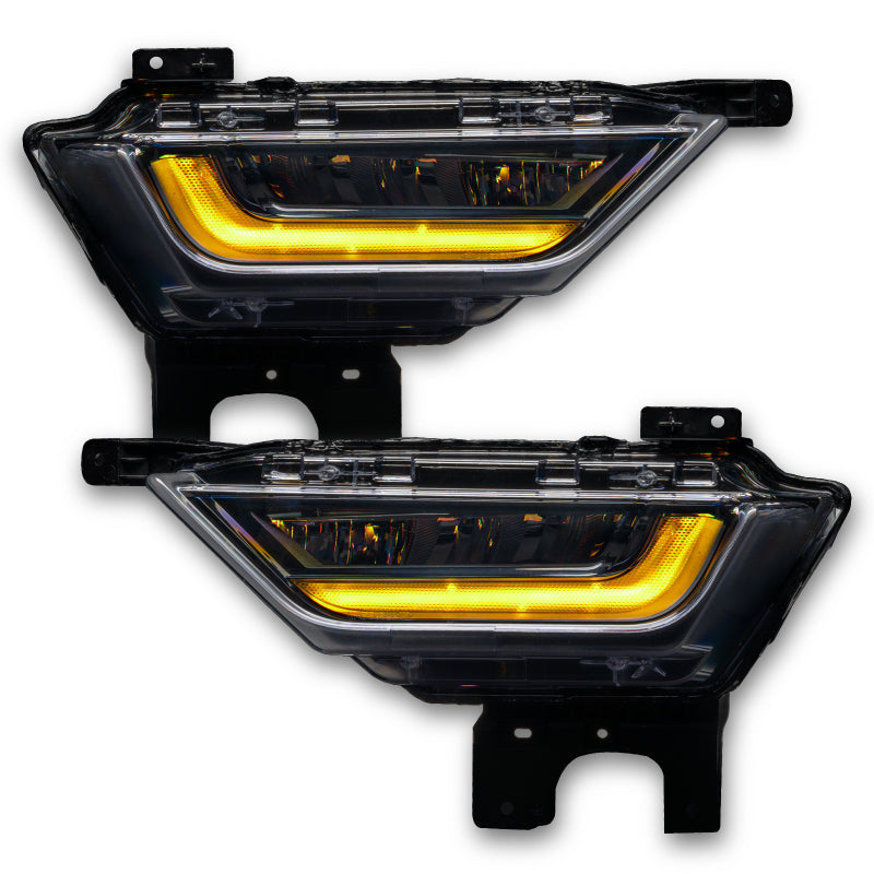 Oracle 21-22 Ford F-150 ColorSHIFT RGB+W Fog Light DRL Upgrade Kit w/ No Controller ORACLE Lighting
