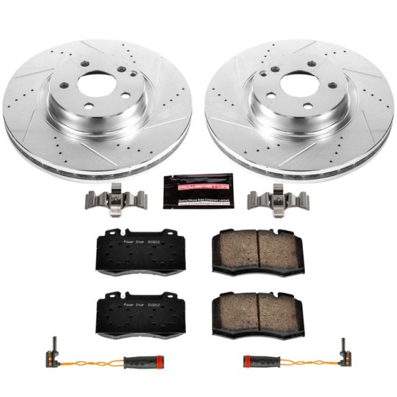 Power Stop 2003 Mercedes-Benz SL500 Front Z23 Evolution Sport Brake Kit PowerStop