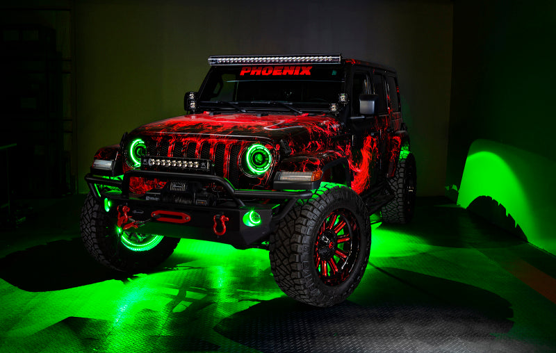 Oracle Jeep Wrangler JK/JL/JT High Performance W LED Fog Lights - ColorSHIFT w/o Controller ORACLE Lighting