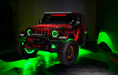 Oracle Jeep Wrangler JL/Gladiator JT Sport High Performance W LED Fog Lights - Green