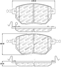 Load image into Gallery viewer, StopTech Performance 03-11/05 Infiniti / 05-06 Nissan Front Brake Pads