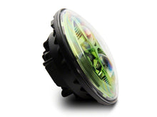 Load image into Gallery viewer, Raxiom 07-18 Jeep Wrangler JK 7-In LED Headlights Green Housing- Clear Lens