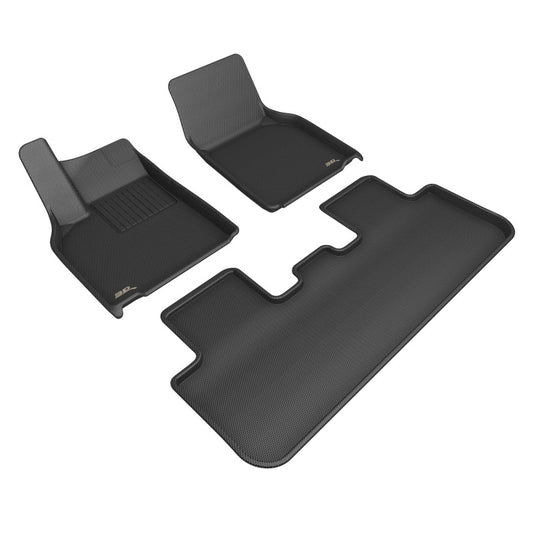 3D MAXpider KAGU 1st & 2nd Row Floor Mats for 2026 Model Y Juniper - L1TL05401509
