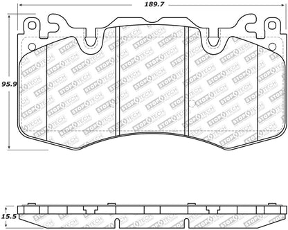 StopTech Street Disc Brake Pads - 305.14260 Stoptech